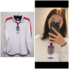 新品　UMBRO　イングランド代表　長袖　柴田ひかりさん着用　日本Мサイズ 新品 UMBRO イングランド代表 長袖 柴田ひかりさん着用 日本Мサイズ