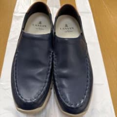 LANVIN en Bleu ネイビー レザー ローファーのサムネイル