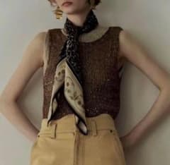 【Eaphi】 新品 INDIA PATTERN SATIN SCARFのサムネイル