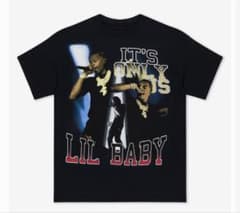 LIL BABY IT'S ONLY US Tシャツ ブラック　 残り一点者のサムネイル
