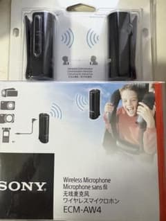 SONY ワイヤレスマイクロホン ECM-AW4 - メルカリ