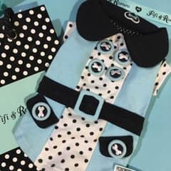 Fifi&Romeo フィフィ&ロメオ ♡XSサイズ♡アクア ドットのサムネイル