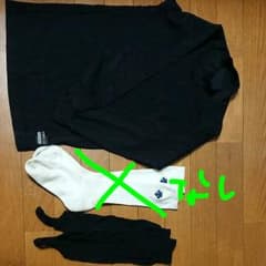 alohaさま 少年野球 長T140 黒ストッキングセットのサムネイル