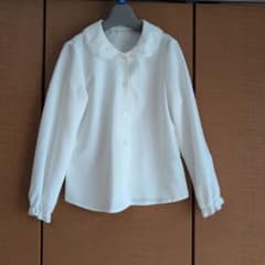 hiromichi 長袖ブラウス ホワイト 100%ポリエステルのサムネイル