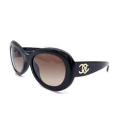 CHANEL サングラス ラインストーン ブラウン系ラメ入り 5469-B-A