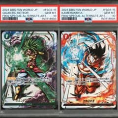【PSA10】2連番　ギガンティックミーティア　かめはめ波　墨絵 PSA10】2連番 ギガンティックミーティア かめはめ波 墨絵 - メルカリ
