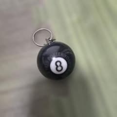PORTER YOSHIDA & CO. 8-Ball Keychain (Billiards)
