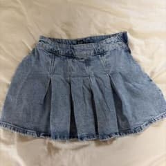 GAP デニム プリーツスカート XXLのサムネイル