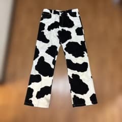 TTT MSW Cow Pattern Denim Pants ポーカーズ - メルカリ