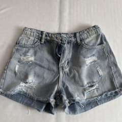 SHEINデニムショートパンツ 140のサムネイル
