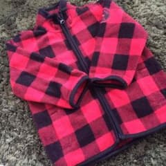 美品☆OSHKOSHオシュコシュ☆フリース90のサムネイル