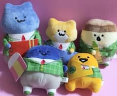 [5 종류 세트] 모리 판타지 한정 문구와 함께 봉제 인형