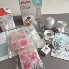 Pigeon 母乳アシスト さく乳器 handy fit+、母乳フリーザーパック - 4
