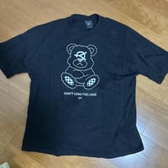 OY クマ Tシャツ ブラック