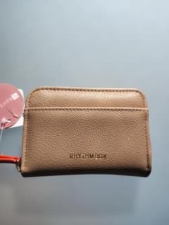 【新品】カードケース じゃばらグレージュ オレンジ レディース 大容量 小銭入れのサムネイル