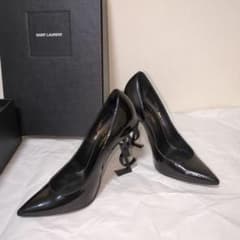 SAINT LAURENT ブラック ハイヒール　オピウム　36.5のサムネイル