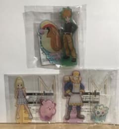ポケモンマスターズ EX ポケモン＆トレーナーアクリルスタンド　全3種セット