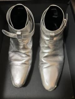 SAINT LAURENT シルバーショートブーツのサムネイル