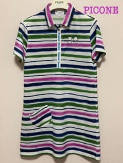Picone Club Women's Golf Wear Striped Dress Size I