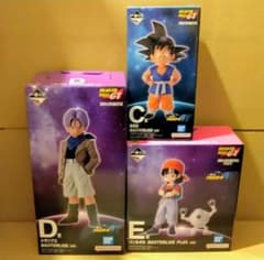 一番くじ ドラゴンボールGT C賞 孫悟空＆D賞 トランクス＆E賞 パン＆ギルのサムネイル