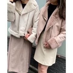 新品未使用♡エコムートンライダースジャケットのサムネイル