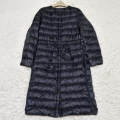 極美品 現行 バーバリー インナーダウンジャケット ノーカラー 