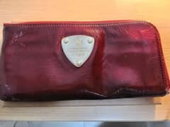 ATAO 長財布 エナメルレザー レッドのサムネイル