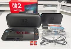 Nintendo Switch2 本体・各付属品・純正ケース・ソフト2本セット