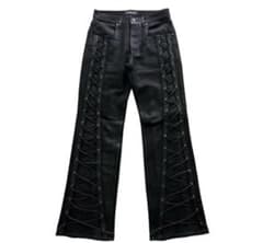 no mass prod 007GLM WAXED DENIM JEANS S - メルカリ
