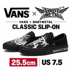 VANS BABYMETAL クラシック スリッポン 25.5cm US7.5 - メルカリ