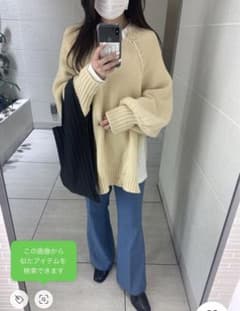 ストレッチフレアスラックスパンツのサムネイル