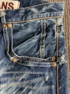 激レア‼️B.W.JEANS ジーンズ　インディゴブルー34インチのサムネイル