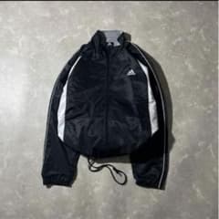 00s OLD adidas shell jacket ドローコード 短丈 黒 - メルカリ