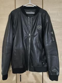 philipp plein レザージャケット　来週末まで値下げのサムネイル
