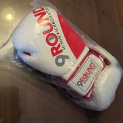 [신품 미개봉] 9ROUND 복싱 글러브 레드 화이트