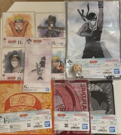 NARUTO 이치 반 쿠지 하위상 파도의 국편 쵸코코 아쿠스타 타올 색지