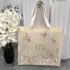 Dior ディオール ノベルティ エコバッグ花柄 - メルカリ