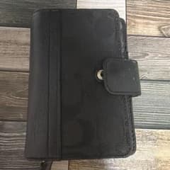 COACH 二つ折り財布 ブラックのサムネイル