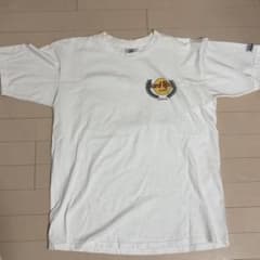 【USA製・希少デザイン】ハードロックカフェ ボストン Tシャツ 白 M 古着のサムネイル