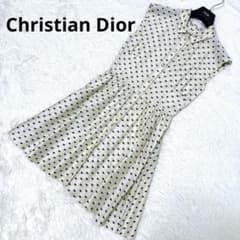 美品 Dior ディオール ノースリーブワンピース ドレス ハート