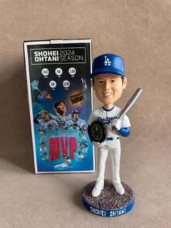 大谷翔平 ボブルヘッド 2025 MVP Dodgers シルバーバット - メルカリ