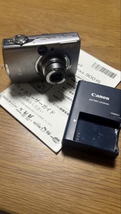 Canon IXY 900 IS デジタルカメラ 本体と充電器　ジャンク品のサムネイル