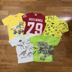 キッズ 半袖Tシャツ 110 5枚セット まとめ売りのサムネイル