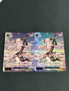ヴァイスシュヴァルツ 揺らぎの斬姫 ナルメア 2枚 キラ ホロ プロモ PR