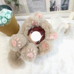 三毛だらけ⑧ あざとポーズ ミルクティー おすわりぬい服 ちびぐるみ