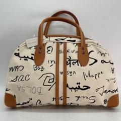 BN4545●信三郎帆布 一澤帆布 ボストンバッグ 総柄 ベージュ系 BN4545○信三郎帆布 一澤帆布 ボストンバッグ 総柄 ベージュ系