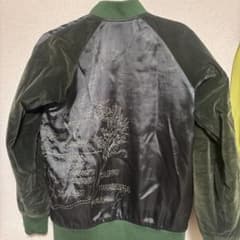 JOHN BULL 虎龍 別珍 サテン 日本限定 スカジャン vintage 緑 - メルカリ