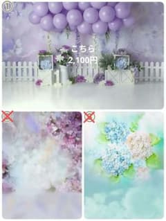 背景布【紫陽花B】サンプル 梅雨 ペットトリミングサロン撮影用フォト