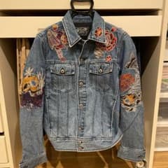 DIESEL希少刺繍デニムジャケット Gジャンのサムネイル