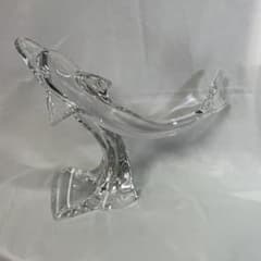 希少 Daum Franceドーム イルカ クリスタル 置物 大型 難あり - メルカリ